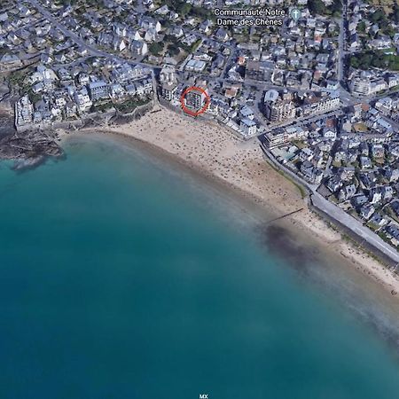 Appartement Les Pieds Dans L'Eau - Residence Sur La Plage Saint-Malo Dış mekan fotoğraf