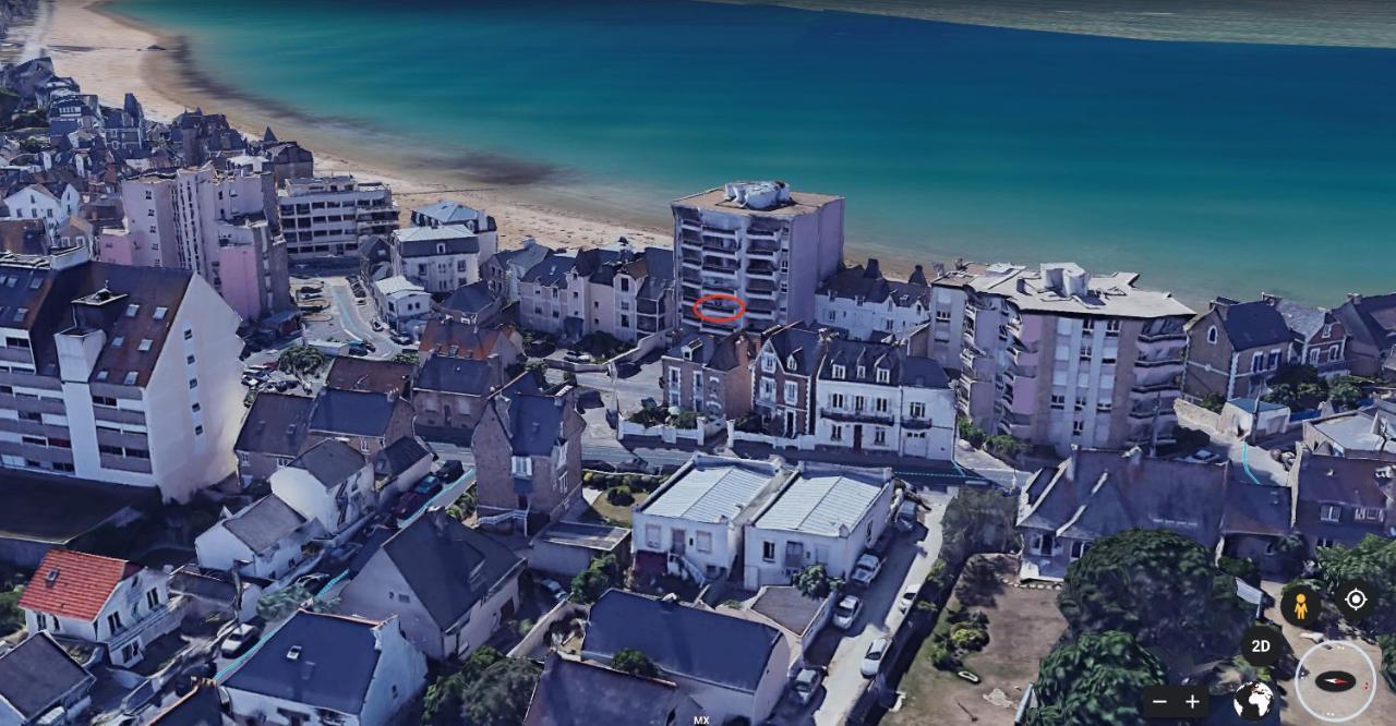 Appartement Les Pieds Dans L'Eau - Residence Sur La Plage Saint-Malo Dış mekan fotoğraf
