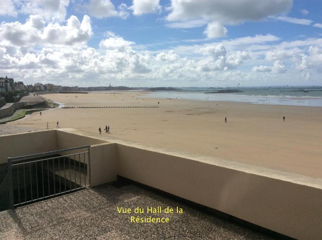 Appartement Les Pieds Dans L'Eau - Residence Sur La Plage Saint-Malo Dış mekan fotoğraf